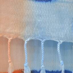 Batik Towel, Handmade Towel, Turkish Towel, Dye Beach Towel, 38''x65 - thumbnail 3
