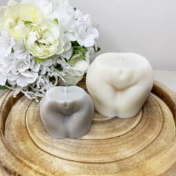 Bum Candle - Modern Gifts For Her Decorative Pillar Christmas Birthday Gift Ideas Handmade Soy Wax New Home Stylish - thumbnail 3