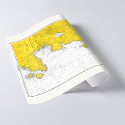 Camden Harbour Maine Vintage Nautical Chart Art Print - thumbnail 2