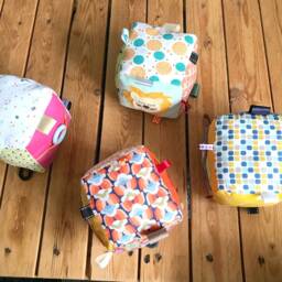 Little Fox Gripping Cube, Cloth Toy, Handling Games - thumbnail 4