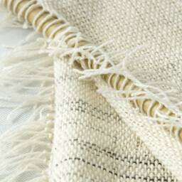Bruine - Handwoven Wabi Sabi Wool Tapestry Dip Dyed Japandi Wall Art - thumbnail 4