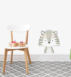 White Tiger Wall Sticker Decal - Kids Stickers, Animals Childrens Decals, Art, Room, Girl, Boy