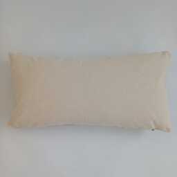 Moroccan Cactus Silk Cushion Cover, Handmade Oatmeal Sabra Lumbar Pillow, Boho 24''x12''/60x30 cm - thumbnail 4