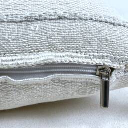 Yakiti-White Square Moroccan Pillows, Aka Cactus Silk Pillow, Decorative Pillows, Sabra Pillows, Moroccan Decor Designer Cactus - thumbnail 4