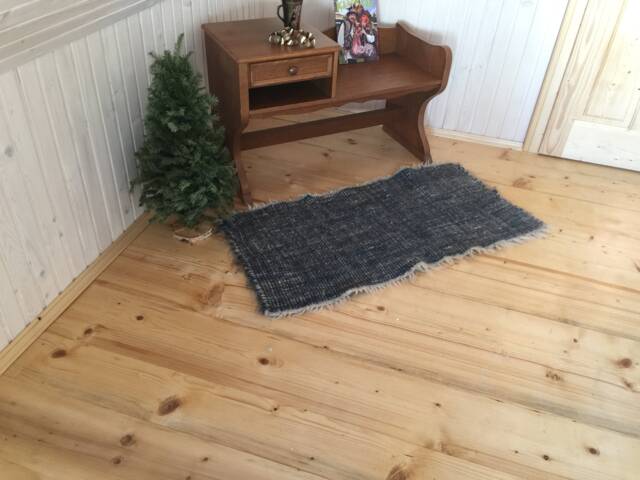 Handmade Sheep Wool Rug Woven Floor Carpet, Warm Organic Blanket - image 1