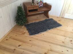 Handmade Sheep Wool Rug Woven Floor Carpet, Warm Organic Blanket