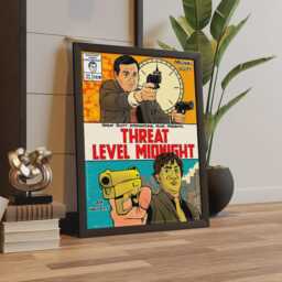 The Office Poster Threat Level Midnight, Michael Scarn Comic Book Art - thumbnail 2
