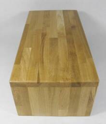 Footstool, Stool, Step Wooden Bench, Stand, Seat Yoga Bench Xl, Solid Oak - thumbnail 4