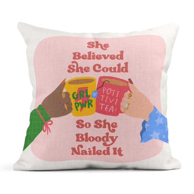 She Believed Could Cushion - image 1