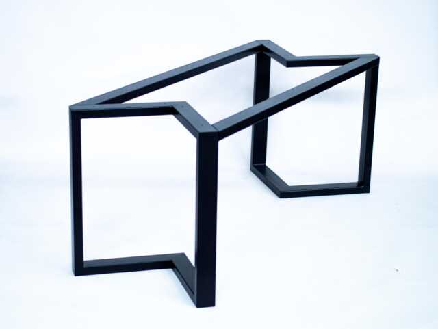 Heavy Duty Steel Table Base For Large Dining - 28'' H X W 72'' L Metal Bracket By Balasagun - image 1
