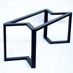 Heavy Duty Steel Table Base For Large Dining - 28'' H X W 72'' L Metal Bracket By Balasagun - thumbnail 2