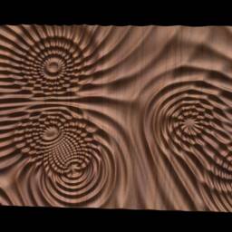 Flow 7720 Decorative Abstract 3D Relief Op Art Sculpture Model For Cnc Machining - thumbnail 3
