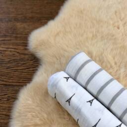 Jeni & Jane Muslin Cotton Paris Baby Swaddle Blankets Set Of 2 - thumbnail 3