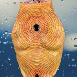 Female Torso Decor Plaster Sculpture With Chakra Glass Stones - thumbnail 2