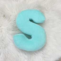 Velour Letter Pillow Custom Name Nursery Decor - thumbnail 3