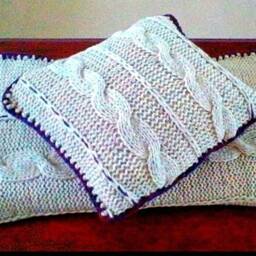 Arantweed Wool Handknitted Chunky Blanket, Cushion & Slippers Socks in Booties Style All Sizes, Gift Wrap Available, Handmade, UK Seller - thumbnail 3