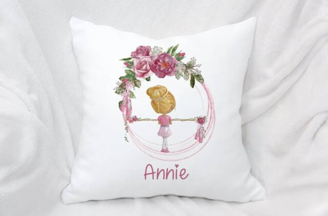 Personalised Ballerina Cushion For Girls - Ideal Gift Any Occasion - image 1