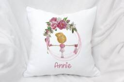 Personalised Ballerina Cushion For Girls - Ideal Gift Any Occasion