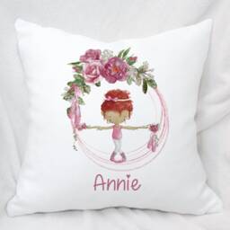 Personalised Ballerina Cushion For Girls - Ideal Gift Any Occasion - thumbnail 3
