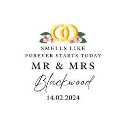 Couple Wedding Day Candle Gifts Mr & Mrs Present Prints - thumbnail 4