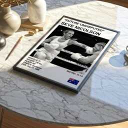 Skye Nicolson Boxing Poster Women's Art Print - thumbnail 2