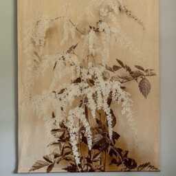 Floral Linen Wall Hanging Vintage Botanical Print, Tasmanian Oak - thumbnail 3