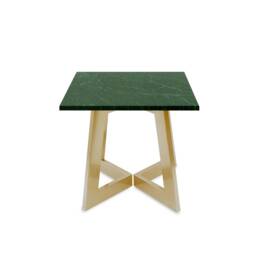 Coffee Table, Amand S, Green Marble, Hand-Made, Marble Top, Table For The Living Room, Bench, Coffee With Top - thumbnail 3