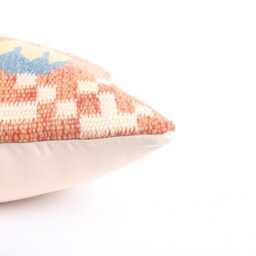 16x24 Turkish Kilim Pillow Cover Handmade Wool Lumbar Cushion - thumbnail 4