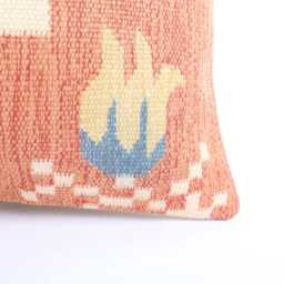 16x24 Turkish Kilim Pillow Cover Handmade Wool Lumbar Cushion - thumbnail 2