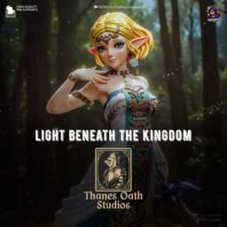 Light Beneath The Kingdom - Fantasy Princess Elf Warrior Zelda Resin Figure 16K - thumbnail 1