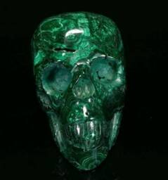 Malachite Skull - thumbnail 4