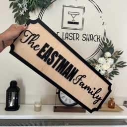 70cm Long The Surname Family With Est Date - Street Sign 3D Look Personalised Wall Mount Home Decor Birthday Wedding Christmas - thumbnail 3