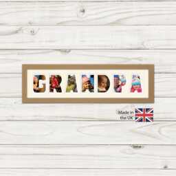 Grandpa Photo Frame Word Name Special Gift Father's Day 85-Dd By Photos in A Word - thumbnail 1