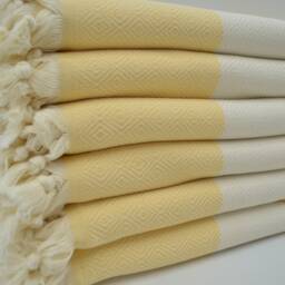 "Bohemian Towel, Light Yellow Towel, Spa Towel, Pool Towel, Turkish Beach Towel, Bath Peshtemal, Turkish Towel, Towel, 40""x70" - thumbnail 3