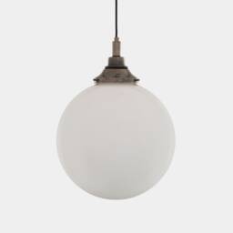 Pelagia Opal Globe Bathroom Pendant Light 11.8'' - 30cm Ip44