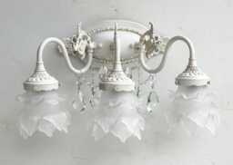 Shabby Chic Bathroom Vanity Light, Bathbar Or Custom Made To Order Sconce - thumbnail 1