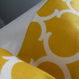3 Color Choices Black Ogee.golden Yellow Ogee.navy Pillow Cover.spring.summer Accent Pillows.toss Pillow.throw Pillow.slipcovers.home Decor - thumbnail 4