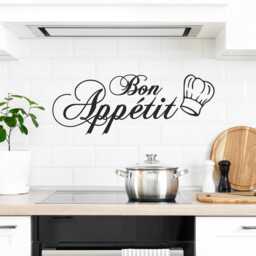 Bon Appetit - Kitchen Wall Sticker Decal Quote - thumbnail 3