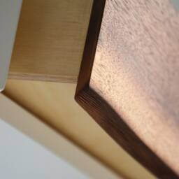 Minimalist Floating Nightstand With Live Edge Drawer - 3 Sizes Single Or Double - thumbnail 3