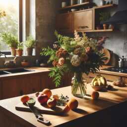 Customizable Wooden Kitchen Worktop - Durable Island, Handcrafted, Rustic Wood Counter Solid Countertop - thumbnail 3