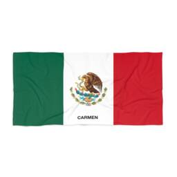 Mexico Beach Towel, Mexico Flag Tovel, Of Mexico, Beach Country Gift, Gift - thumbnail 2