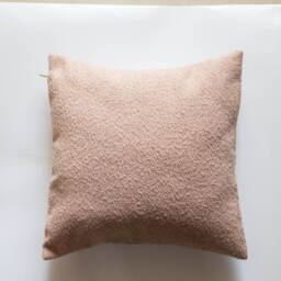 Baby Pink Boucle Cushion Covers, Cushions, Cover, Cushions Usa, Made in India - thumbnail 3