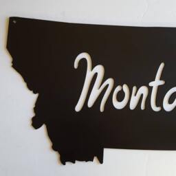 Montana Home Decor. Metal Wall Art. Gift. Souvenir. State. Birthday Gift - thumbnail 3