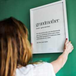Funny Grandmother Definition Print - Humorous Gift For Christmas, Birthday, Or Special Occasion Personalised Name Option - Free Postage - thumbnail 2