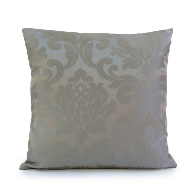 Gray Pillow, Throw Pillow Cover, Decorative Cushion Pillowcase, Accent Pillows, Toss Satin Blend, Home Decor - image 1