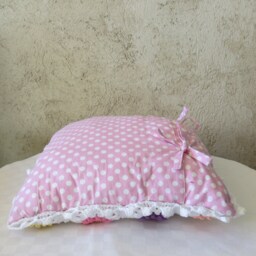 Granny Square Cushion, Pillow 12x12, Crochet Colorful Pillow, Pillows, Afghan Colorful Cushion - thumbnail 3