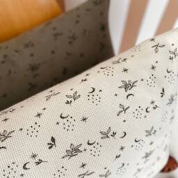 Cream & Khaki Custom Pillowcase 60x40cm in Double Gauze Oeko Tex - thumbnail 4