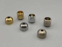 Split Metal Acorns - Cord Connector For Roman Blinds/Light Pull Pack Of 2 - thumbnail 1