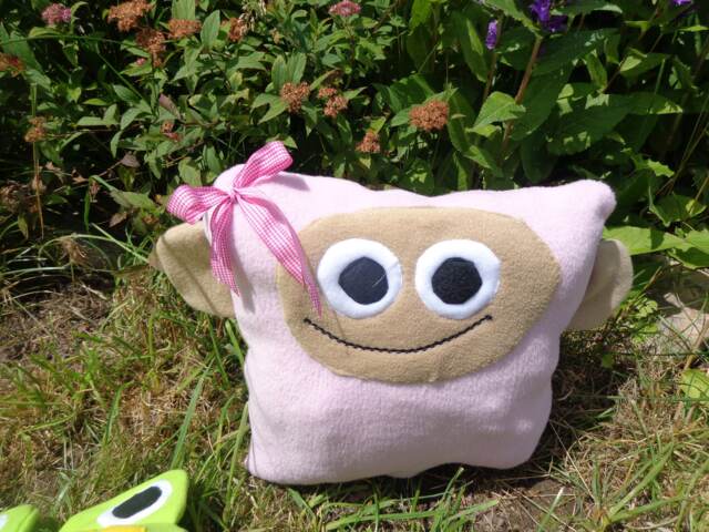 Miss Monkey Pillow
