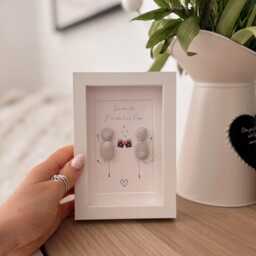 Special Friend You Are The Gin To My Tonic Birthday Gift Pebble Art Unique Small Picture Frame Stone People Personalised 50Th 60Th 40Th Her - thumbnail 3